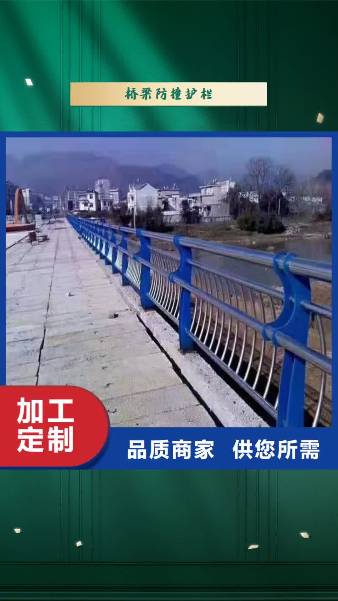 【沈阳 桥梁防撞护栏 不锈钢桥梁护栏多种规格可选】